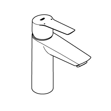 GROHE 235752432 - Håndvaskarmatur START 192 mm sort