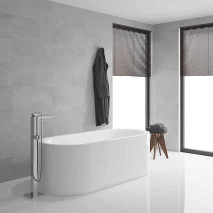 GROHE 23672001 - EUROCUBE badekarbatteri 298 mm, blank krom