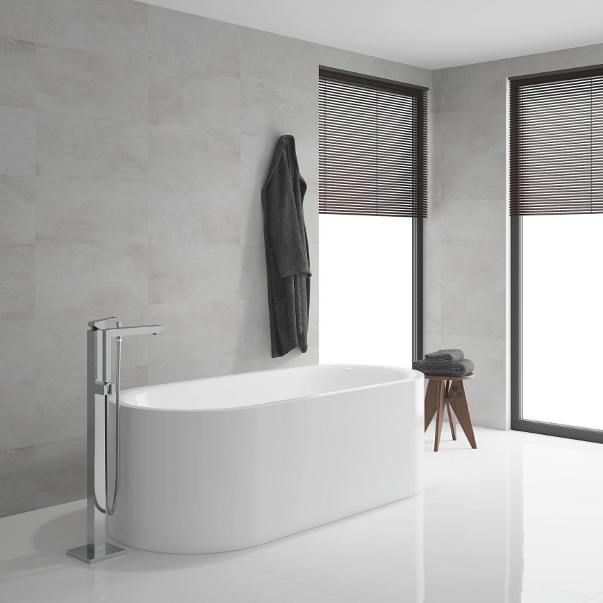 GROHE 23672001 - EUROCUBE badekarbatteri 298 mm, blank krom