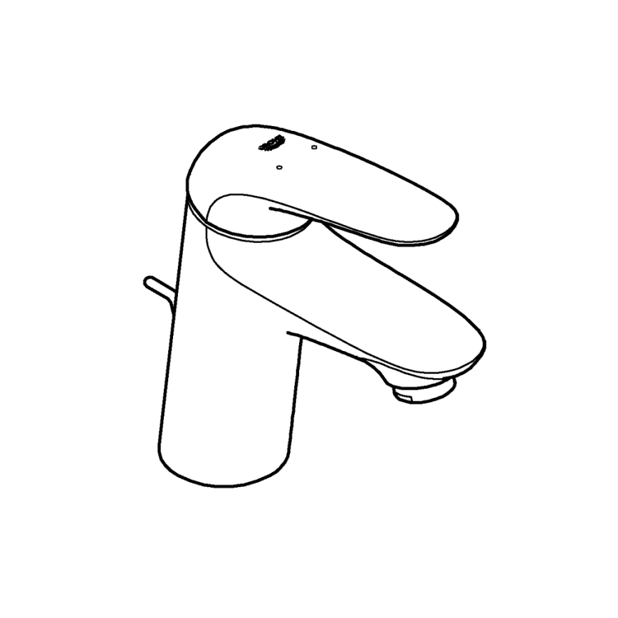 GROHE 23707003 - Håndvaskarmatur EUROSTYLE 163 mm blank krom