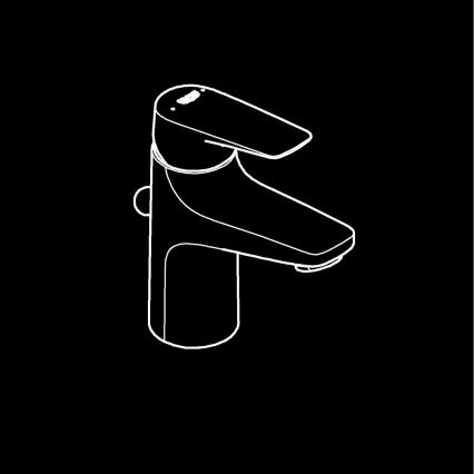 GROHE 23769000 - START FLOW håndvaskarmatur i blank krom