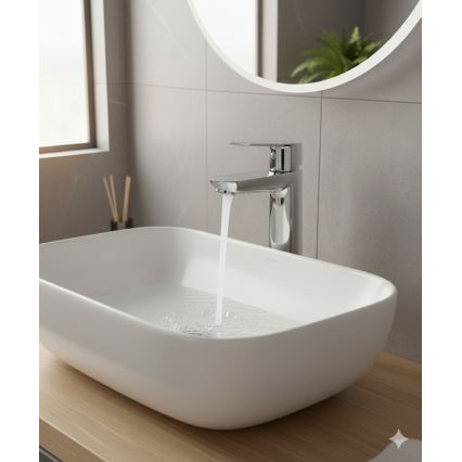 GROHE 23803000 - EUROSMART håndvaskarmatur, blank krom