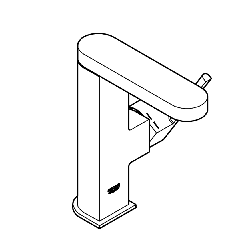 GROHE 23872003 - PLUS M håndvaskarmatur, blank krom
