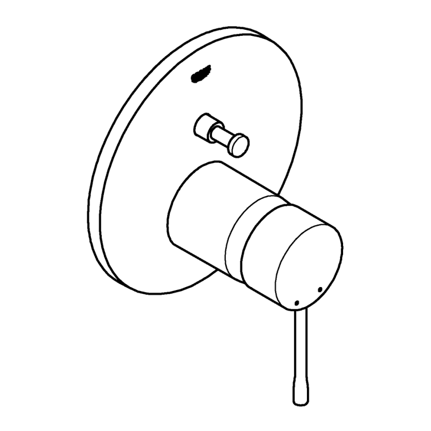 GROHE 24058GN1 - ESSENCE armatur i guld