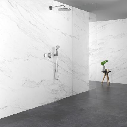 GROHE 24075000 - GROHTHERM termostatisk brusebatteri, poleret krom