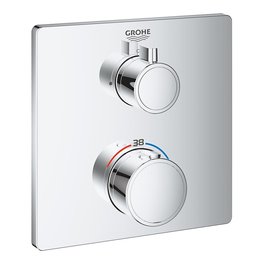 GROHE 24078000 - GROHTHERM termostatisk brusebatteri, poleret krom