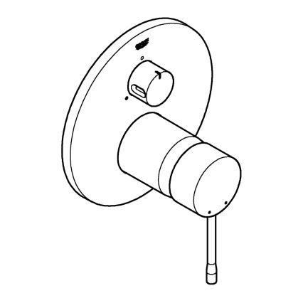 GROHE 24092001 - ESSENCE armatur i blank krom