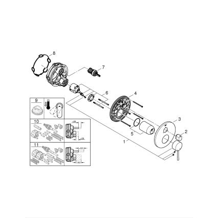 GROHE 24092001 - ESSENCE-armatur i poleret krom