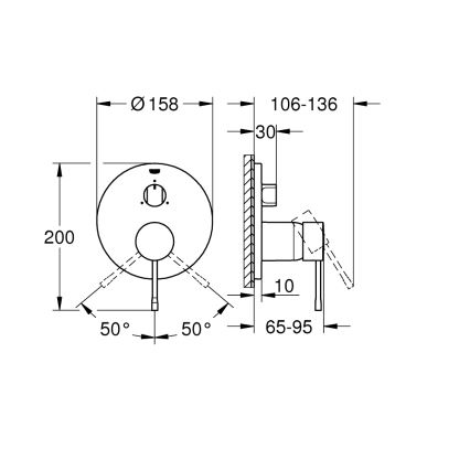 GROHE 24092001 - ESSENCE-armatur i poleret krom