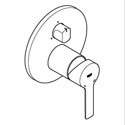 GROHE 24095001 - Armatur LINEARE i poleret krom