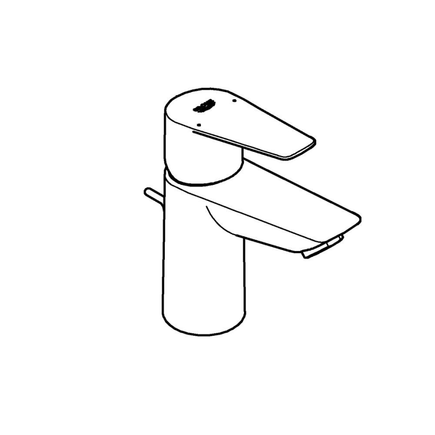 GROHE 24196001 - Håndvaskarmatur START størrelse S poleret krom