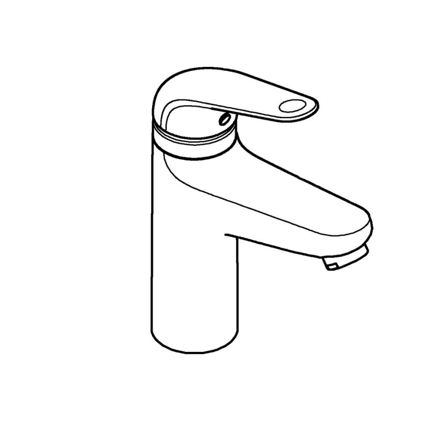 GROHE 24327001 - Håndvaskarmatur SWIFT, størrelse M, blank krom