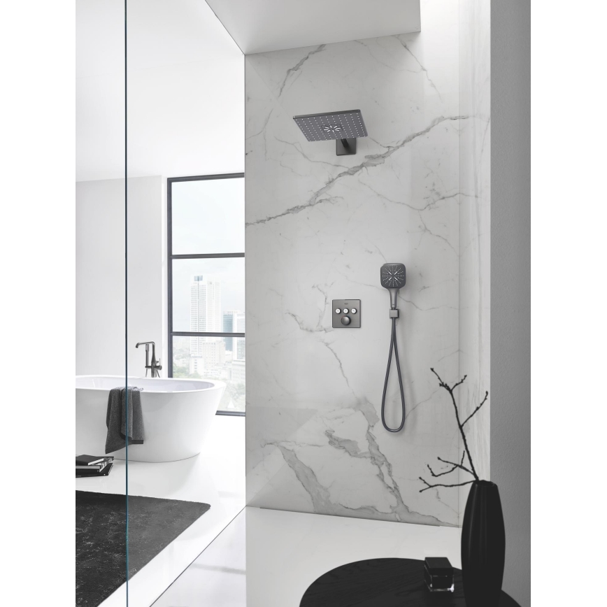 GROHE 26370AL0 - Vægtilslutning EUPHORIA CUBE DN 15 grafit