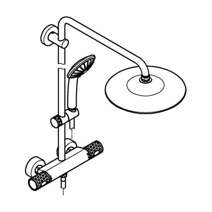 GROHE 26403KF2 - Brusesystem VITALIO JOY 260 sort