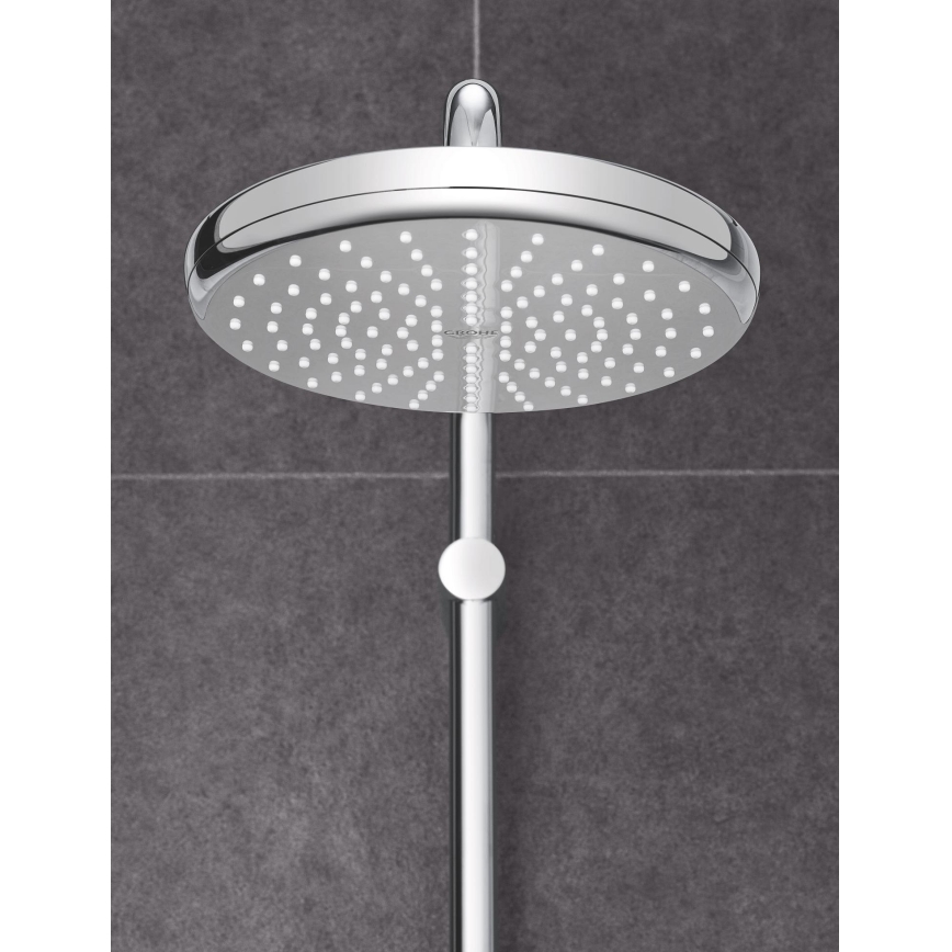 GROHE 26408000 - Hovedbruser TEMPESTA Ø 210 mm blank krom
