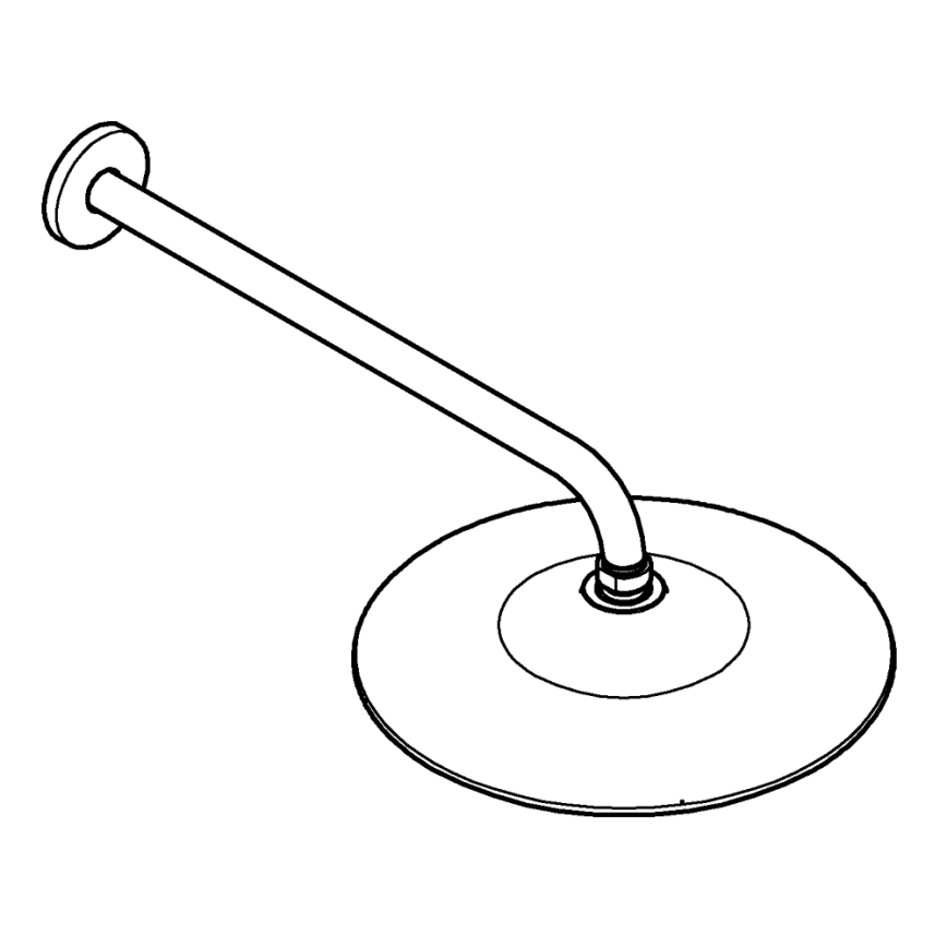 GROHE 26459000 - EUPHORIA 260 hovedbruser 380 mm poleret krom