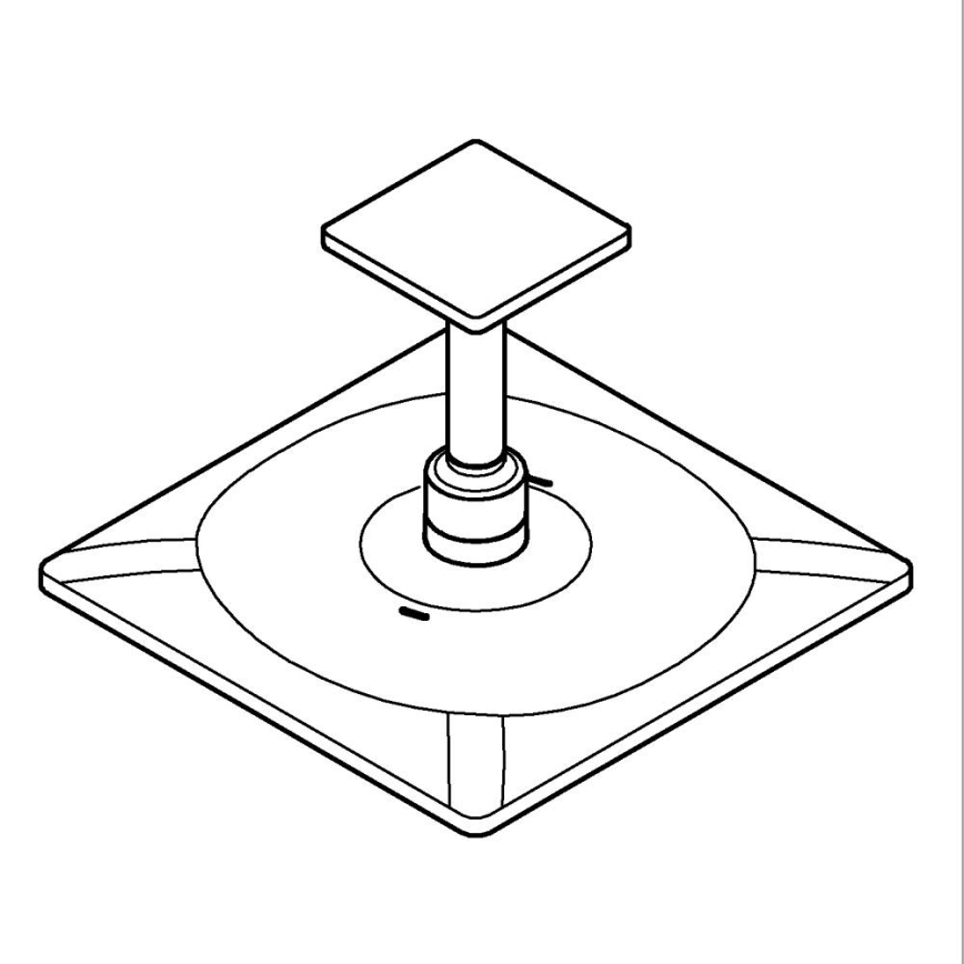 GROHE 26481000 - RAINSHOWER SMARTACTIVE 310 CUBE 310 mm hovedbrusersæt, krom