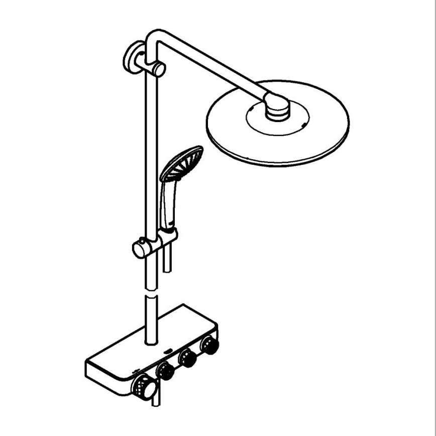 GROHE 26507000 - Brusesystem EUPHORIA SMARTCONTROL 310 DUO poleret krom