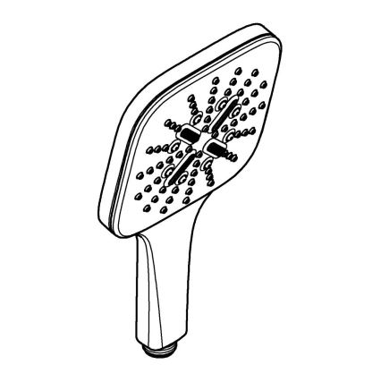 GROHE 26550000 - Håndbruser RAINSHOWER SMARTACTIVE 130 CUBE poleret krom
