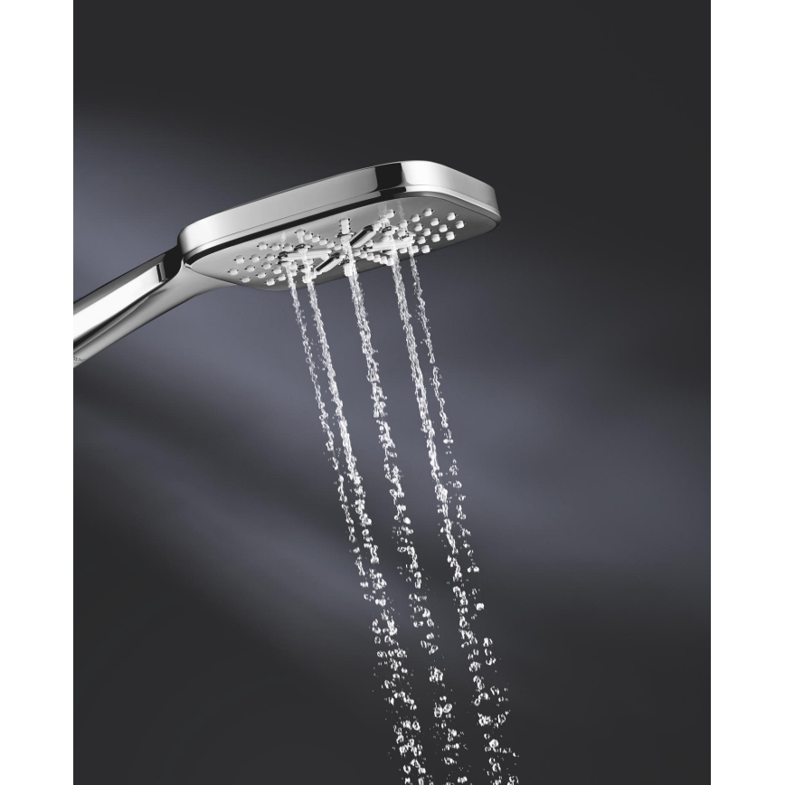 GROHE 26550000 - Håndbruser RAINSHOWER SMARTACTIVE 130 CUBE poleret krom