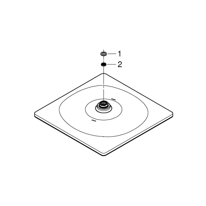 GROHE 26567000 - Hovedbruser RAINSHOWER 310 mm blank krom