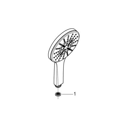 GROHE 26574DC0 - Håndbruser RAINSHOWER SMARTACTIVE 130 mm i rustfrit stål