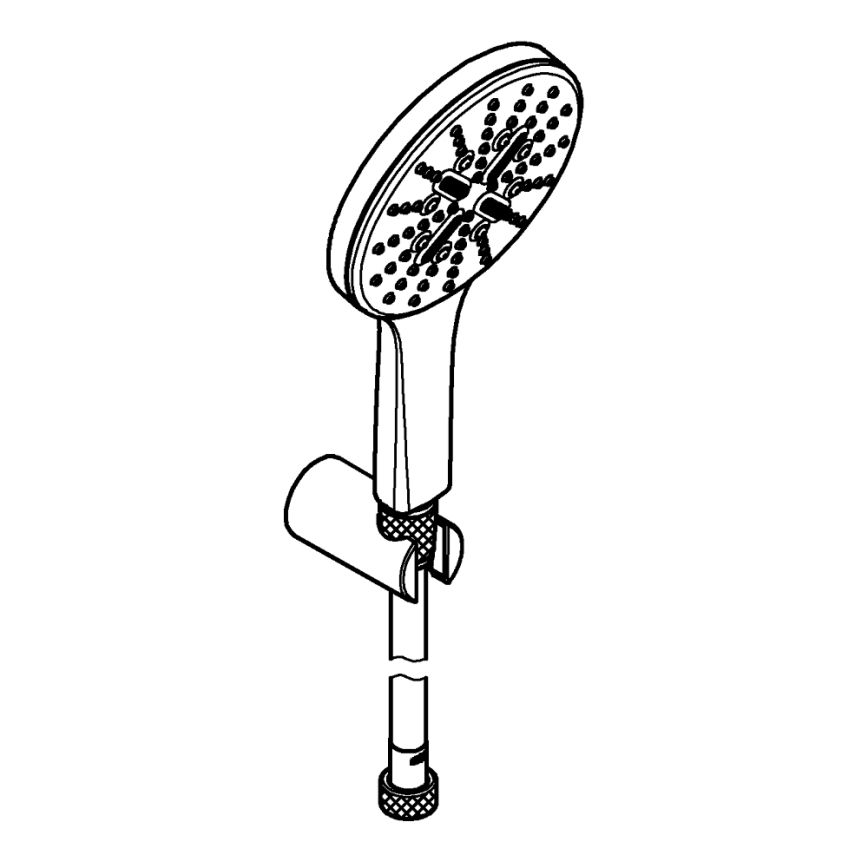 GROHE 26581000 - Brusesæt RAINSHOWER SMARTACTIVE 130 1500 mm krom