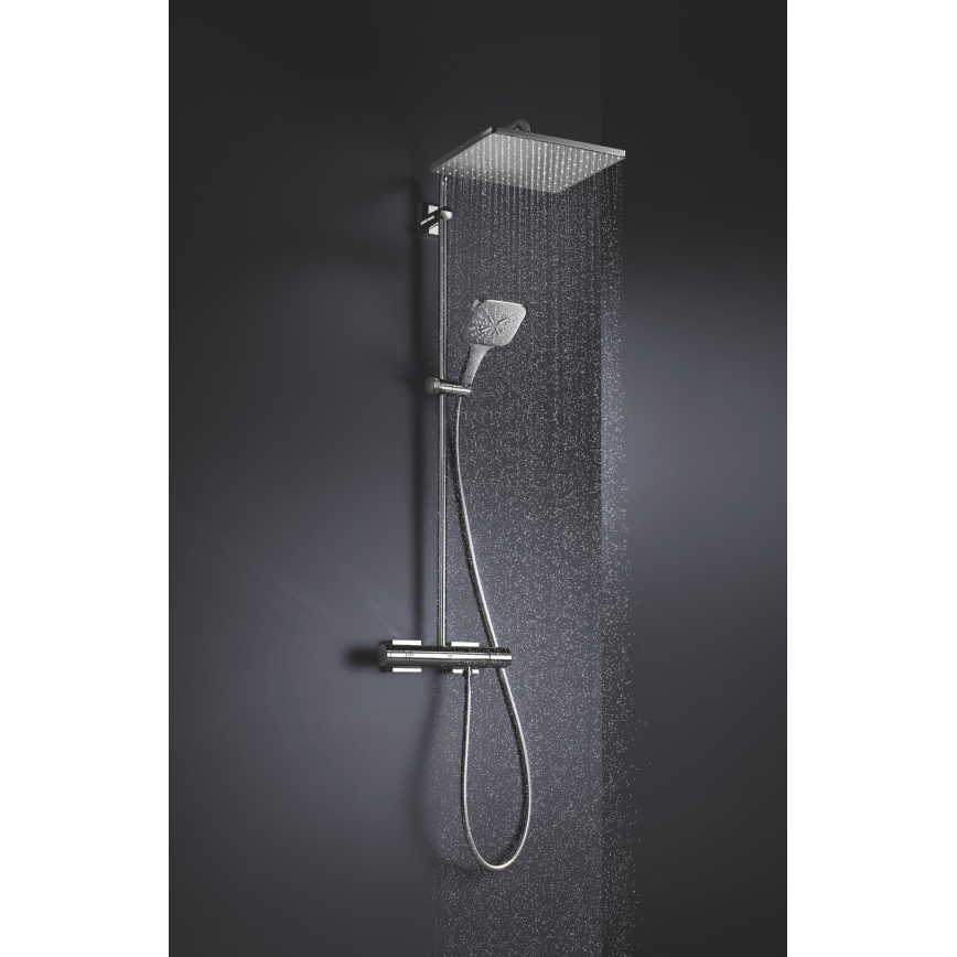 GROHE 26582000 - Håndbruser RAINSHOWER SMARTACTIVE 130 CUBE poleret krom