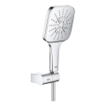 GROHE 26588000 - RAINSHOWER SMARTACTIVE 130 CUBE håndbrusersæt i blankpoleret krom