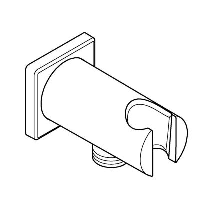 GROHE 26659000 - Vægtilslutning med bruseholder til RAINSHOWER 48 × 48 mm, krom