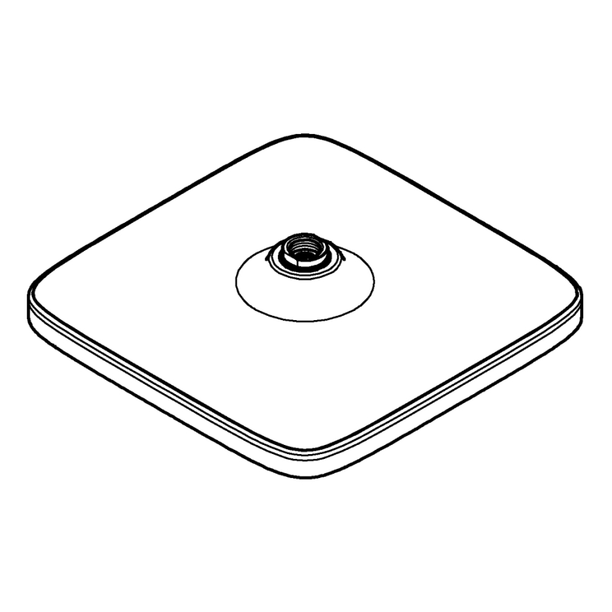 GROHE 26695000 - VITALIO COMFORT hovedbruser 250 × 250 mm, blank krom