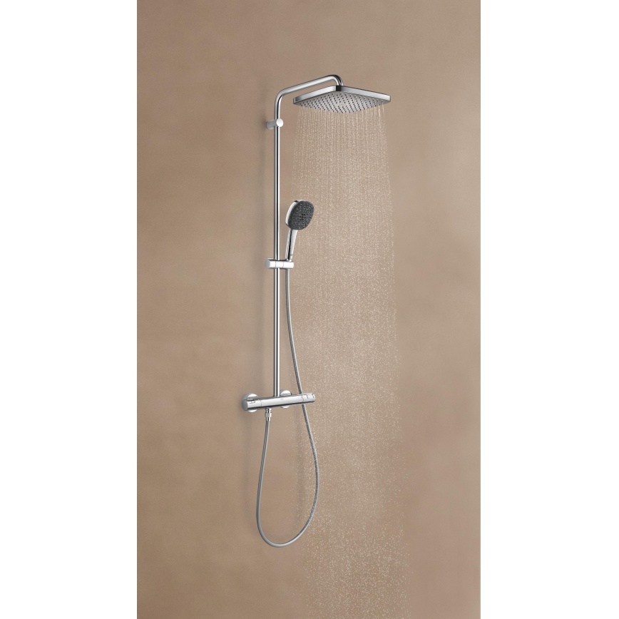 GROHE 26696001 - VITALIO COMFORT 250 brusesystem, 250 × 250 mm, poleret krom