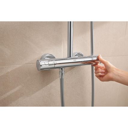 GROHE 26696001 - VITALIO COMFORT 250 brusesystem, 250 × 250 mm, poleret krom