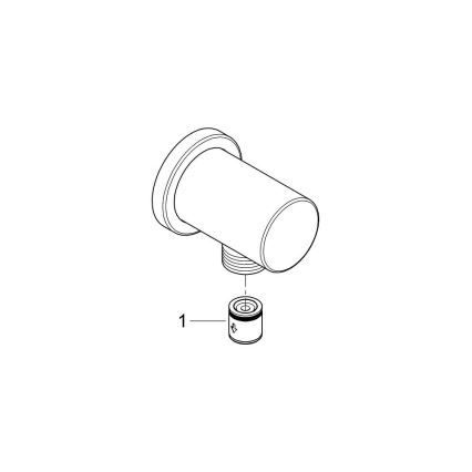GROHE 27057DL0 - Vægudtag RAINSHOWER DN 15, børstet kobber