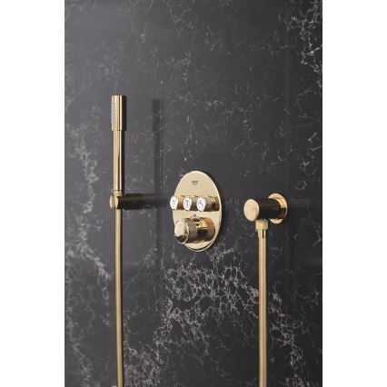 GROHE 27057GL0 - RAINSHOWER vægvinkel i guld