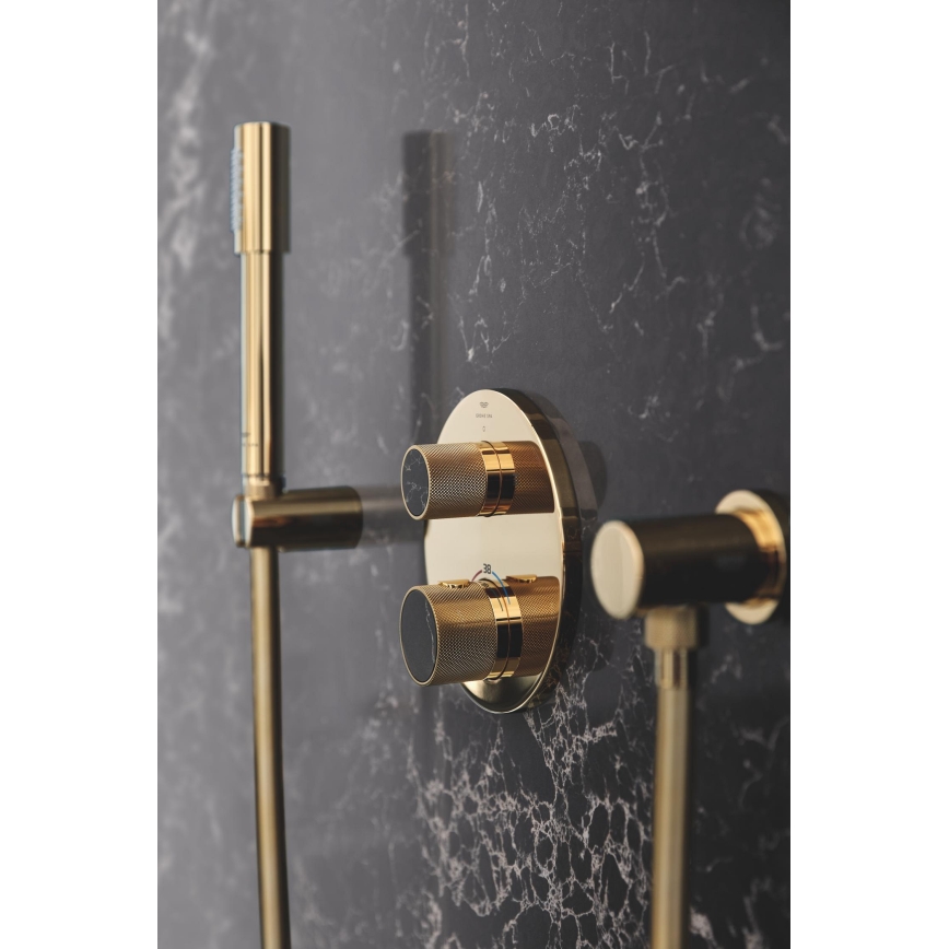 GROHE 27057GL0 - RAINSHOWER vægvinkel i guld