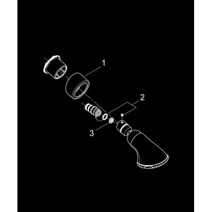 GROHE 27062000 - RELEXA 100 Five hovedbruser 95 mm, blank krom