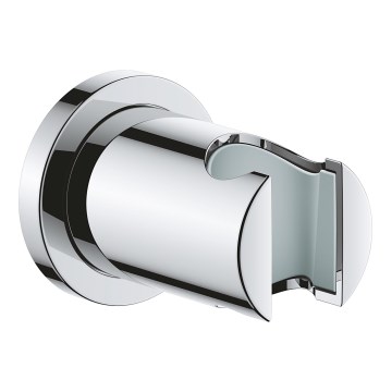 GROHE 27074000 - Vægmonteret bruserholder RAINSHOWER med rund roset, blank krom