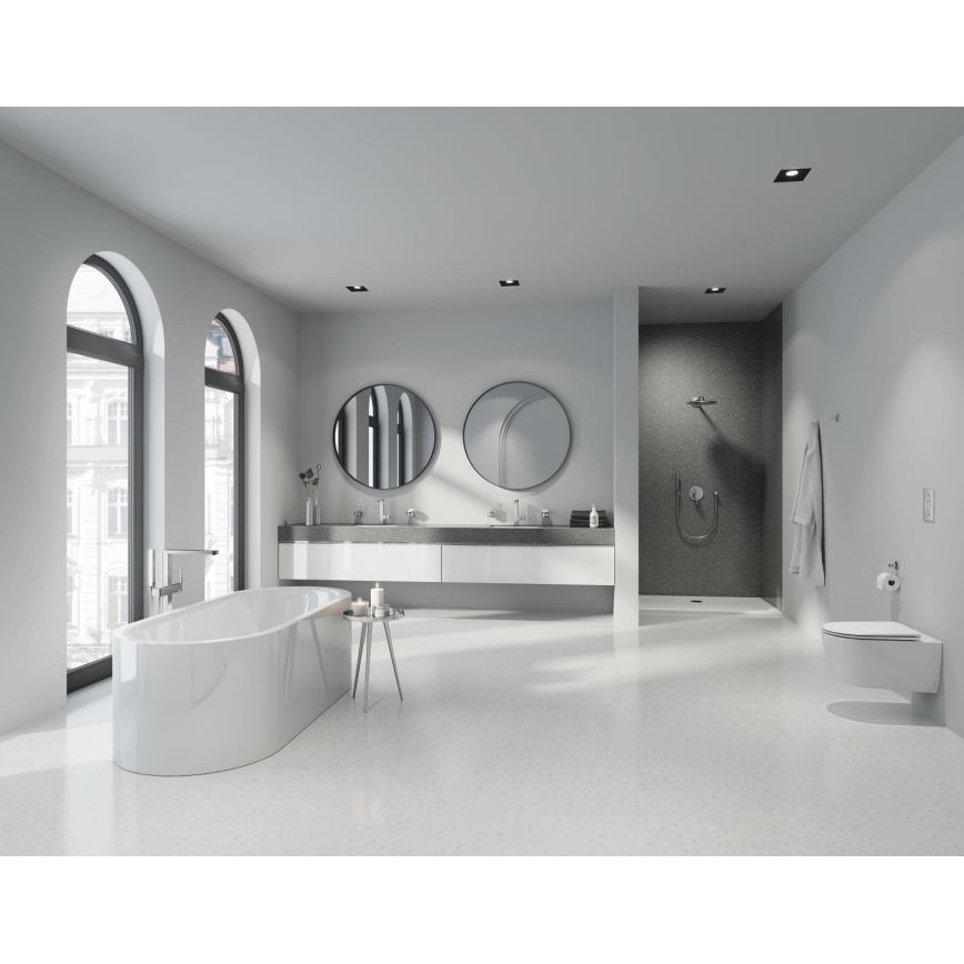 GROHE 27074DC0 - Vægmonteret bruserholder RAINSHOWER i rustfrit stål