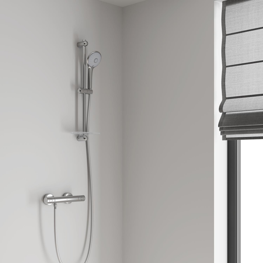 GROHE 27231001 - EUPHORIA brusesæt 600 mm blank krom