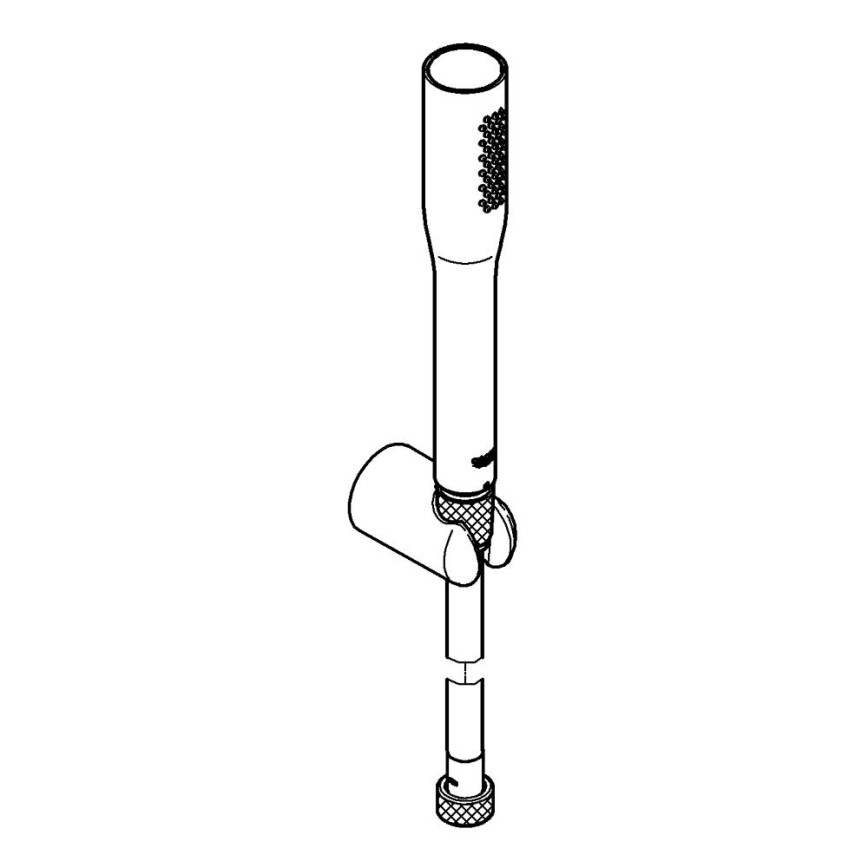 GROHE 27459000 - Brusesæt VITALIO GET STICK 1500 mm blank krom