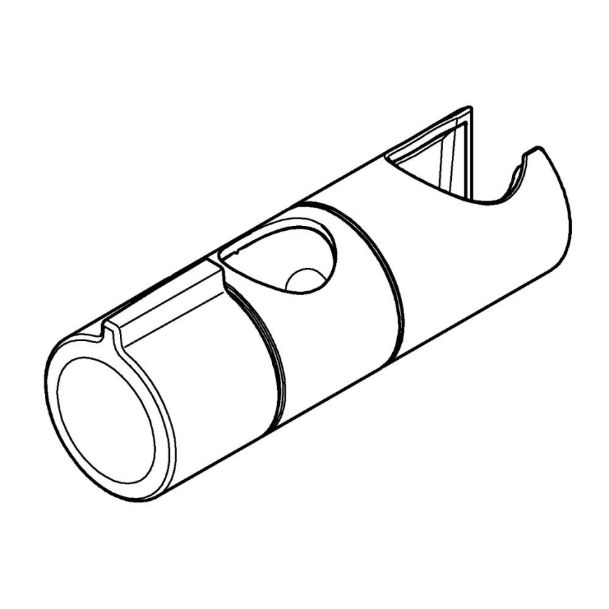 GROHE 27723001 - Føringsstykke VITALIO UNIVERSAL til brusestang pr. 22 mm krom