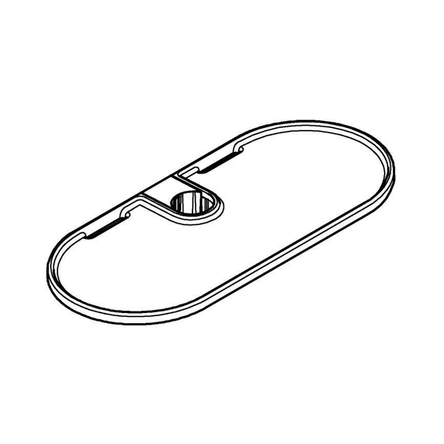 GROHE 27725001 - VITALIO UNIVERSAL hylde 222 x 100 mm, hvid