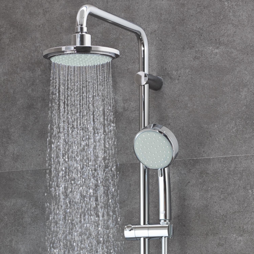 GROHE 27922000 - Brusersystem TEMPESTA COSMOPOLITAN 160 mm blank krom