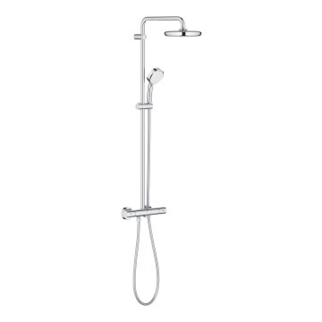 GROHE 27922001 - Brusesæt med termostatisk blandingsbatteri TEMPESTA COSMOPOLITAN 210 blank krom
