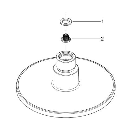GROHE 28233000 - Brusehoved EUPHORIA COSMOPOLITAN 160 blank krom