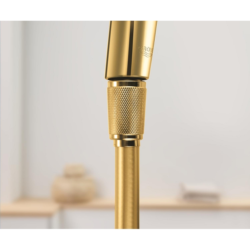 GROHE 28362GL1 - Bruserslange SILVERFLEX 1250 mm børstet guld
