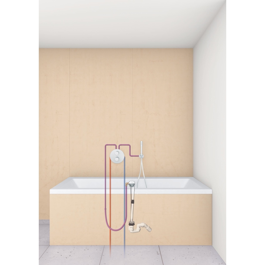 GROHE 28990000 - Påfyldnings-, afløbs- og overløbssæt til badekar TALENTOFILL, krom