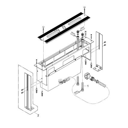 GROHE 29037000 - Monteringskrop til 45-huls badekararmatur blank krom