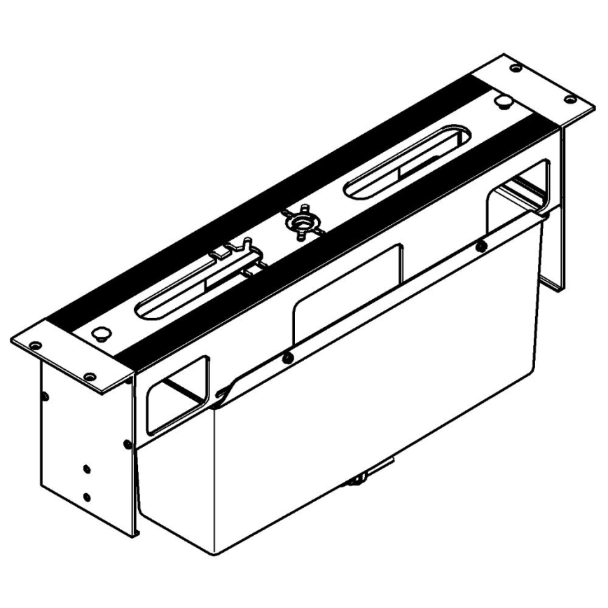 GROHE 29037000 - Monteringskrop til 45-huls badekararmatur blank krom